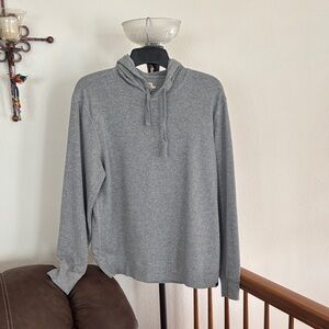 Faherty gray hooded sweatshirt
